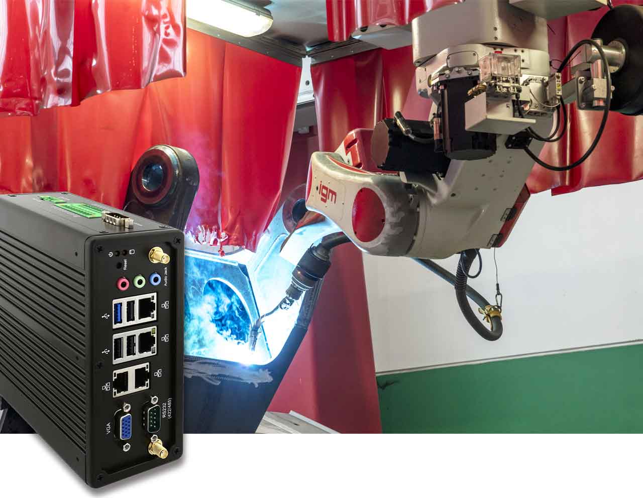 Robotersysteme und kundenspezifische Embedded Box-PCs