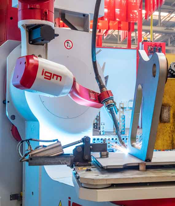 Schweißarbeiten voll automatisiert
