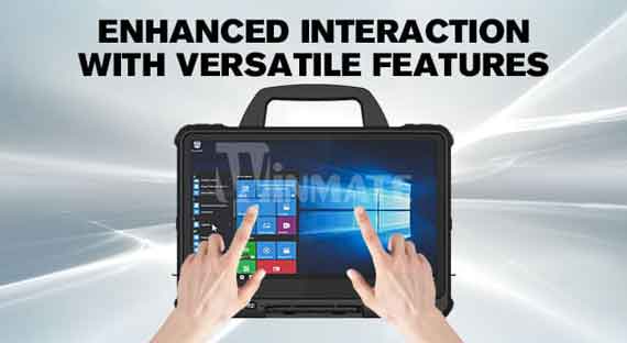 Tablet mit Multitouch-Touchscreen