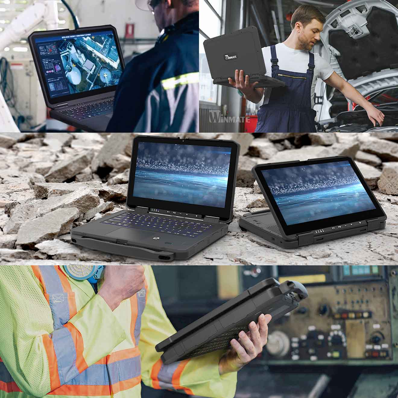 Rugged-Laptop-Familie für Einsätze in der Industrie