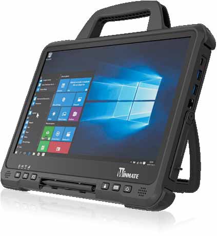 Das Rugged Tablet wird in rauer Industrieumgebung eingesetzt